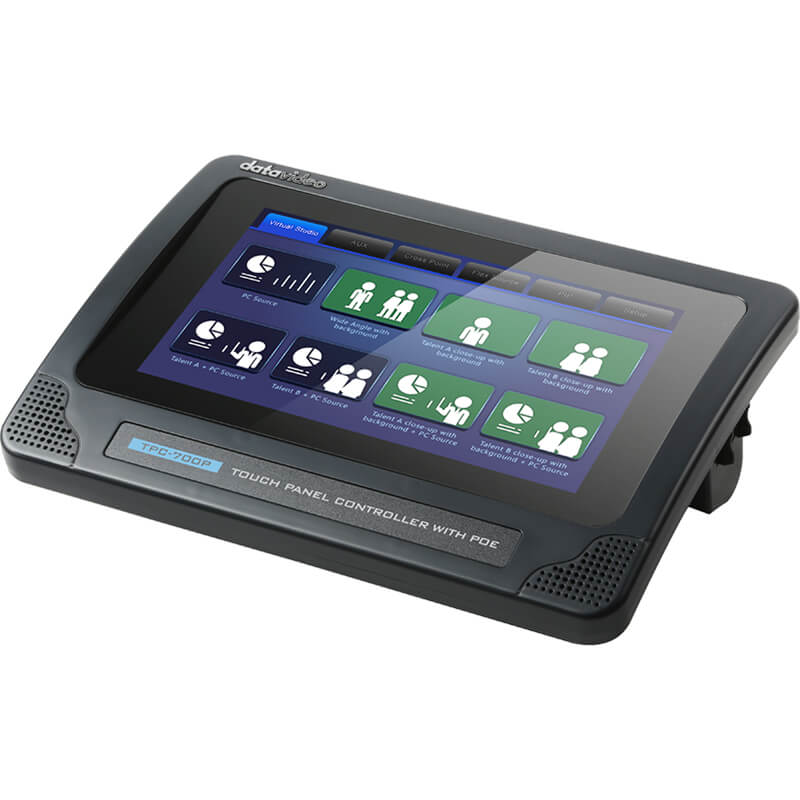 Datavideo TPC-700P 7-Inch Touch Panel Controller with PoE - DATA-TPC700P