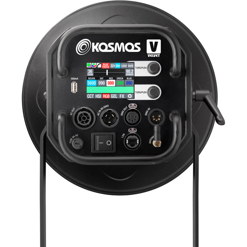 VELVET KOSMOS 400 Colour Studio Motorised Zoom LED Fresnel with Yoke -  VK400CST