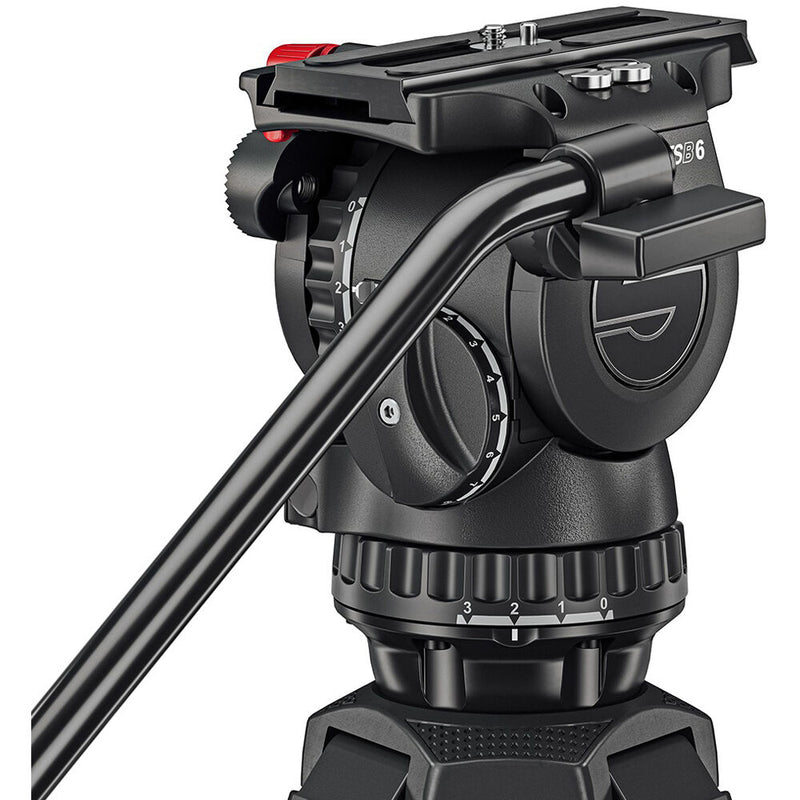 Sachtler FSB 6 Mk II Fluid Head with Sideload Camera Plate and Pan Bar - S2065-0001