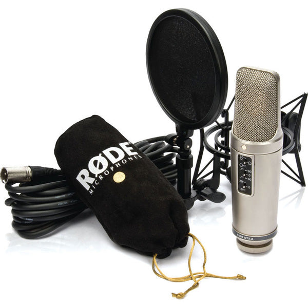 Rode NT2-A Studio Pack Multi-Pattern Dual 1-inch Condenser Microphone - RODENT2APACK