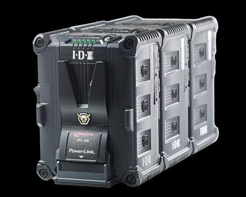 IDX IP-98/4Se V-Mount Battery Kit 4x IPL-98 Batteries 1x VL-4SE Simultaneous Charger