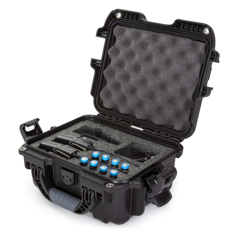 NANUK 905 SENNHEISER EW Wireless MIC Protective Case w/Custom Foam - NAN-905S-080BK-0A0-19136