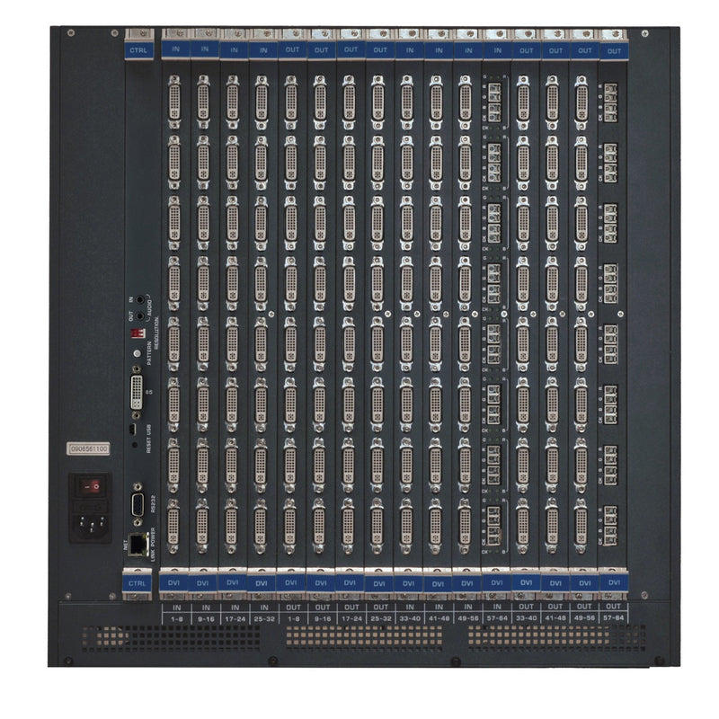 Kramer Electronics VS-6464DN-EM 8x8 to 64x64 Modular Multi-Format Managed Digital Matrix Switcher