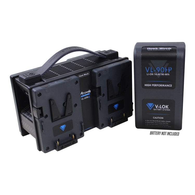 Hawk-Woods VL-ATM4 V-Lok ATOM 4-Channel Fast Charger