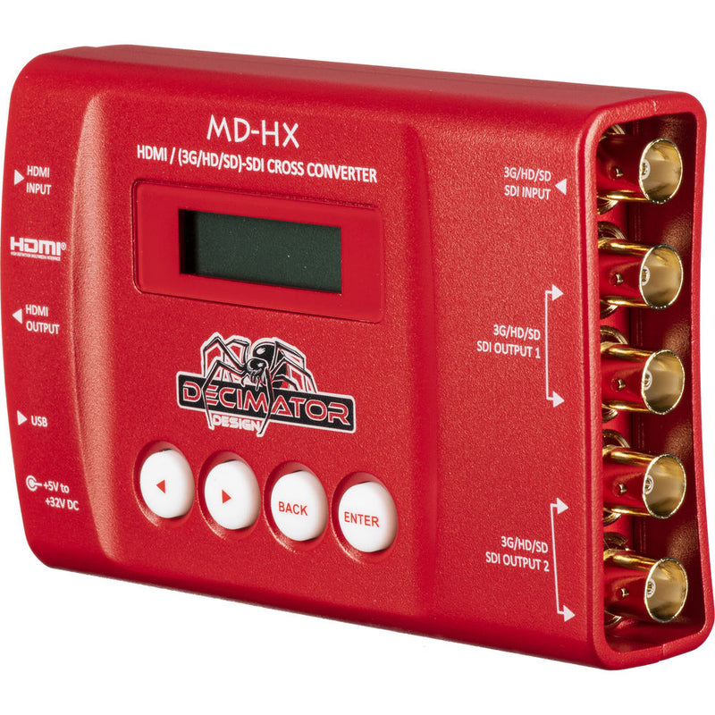 Decimator Design MD-HX HDMI / SDI CROSS CONVERTER with Scaling and Frame Rate Conversion - DD-HX