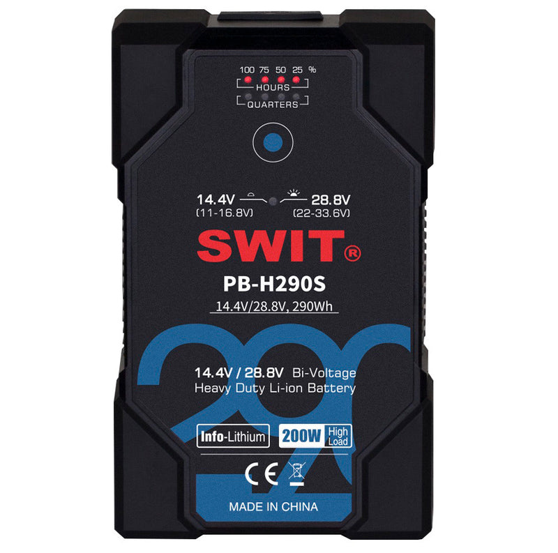 SWIT PB-H290S 290Wh 28V/14V Smart Battery V-mount