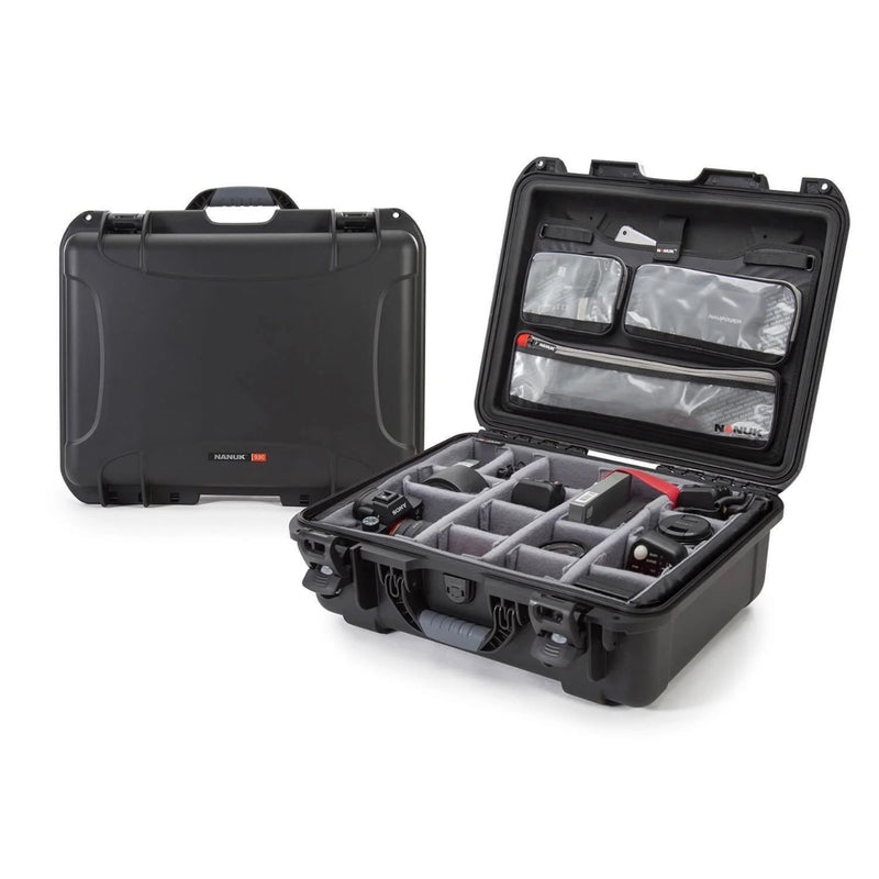 NANUK 930 PRO PHOTO KIT Protective Case w/Lid Organiser & Padded Dividers - NAN-930S-060BK-0A0