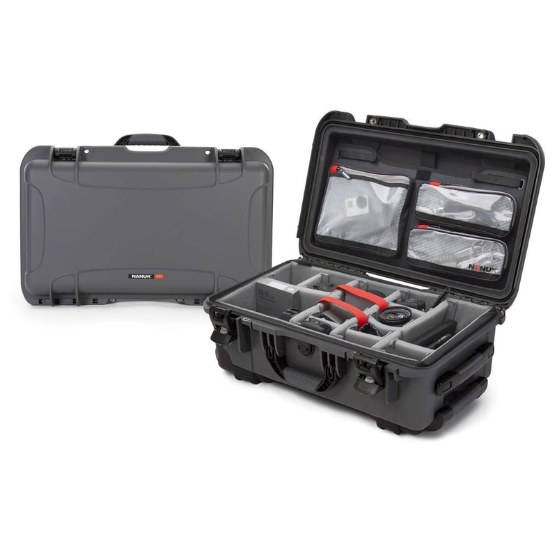 NANUK 935 PRO PHOTO KIT Protective Case w/Lid Organiser & Padded Dividers - NAN-935S-060BK-0A0