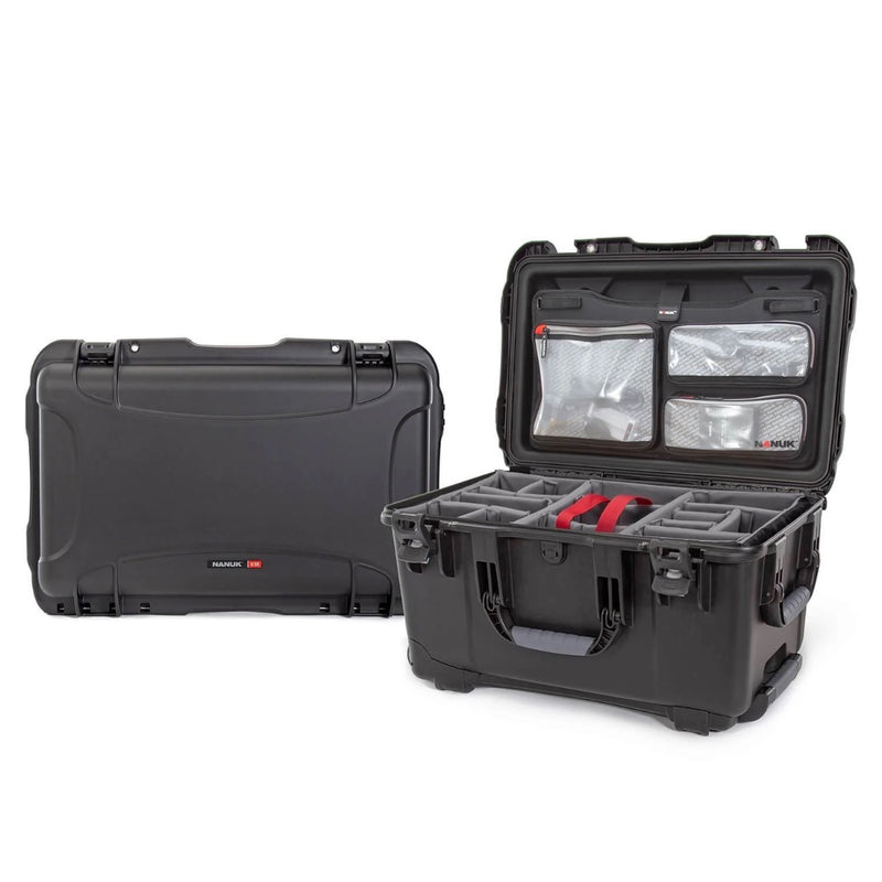 NANUK 938 PRO PHOTO KIT Protective Case w/Lid Organiser & Padded Dividers - NAN-938S-060BK-0A0