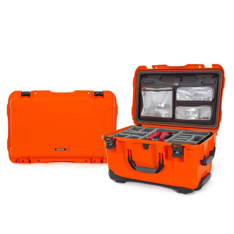 NANUK 938 PRO PHOTO KIT Protective Case w/Lid Organiser & Padded Dividers - NAN-938S-060BK-0A0