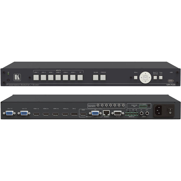 Kramer Electronics VP-734 7 Input 4K UHD Presentation Switcher/Scaler