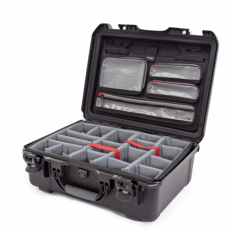 NANUK 940 PRO PHOTO KIT Protective Case w/Lid Organiser & Padded Dividers - NAN-940S-060BK-0A0