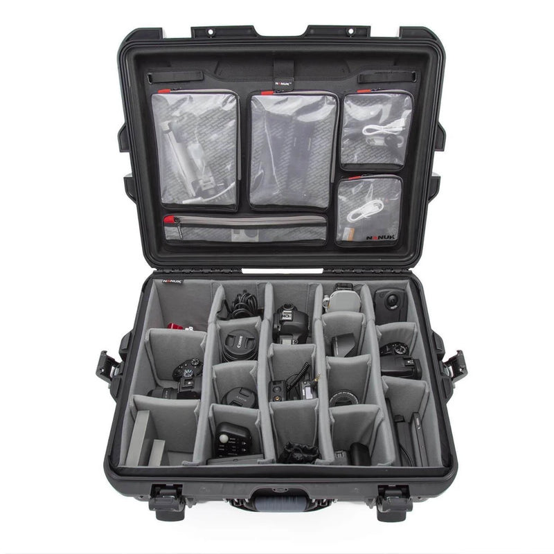 NANUK 945 PRO PHOTO KIT Protective Case w/Lid Organiser & Padded Dividers - NAN-945S-060BK-0A0