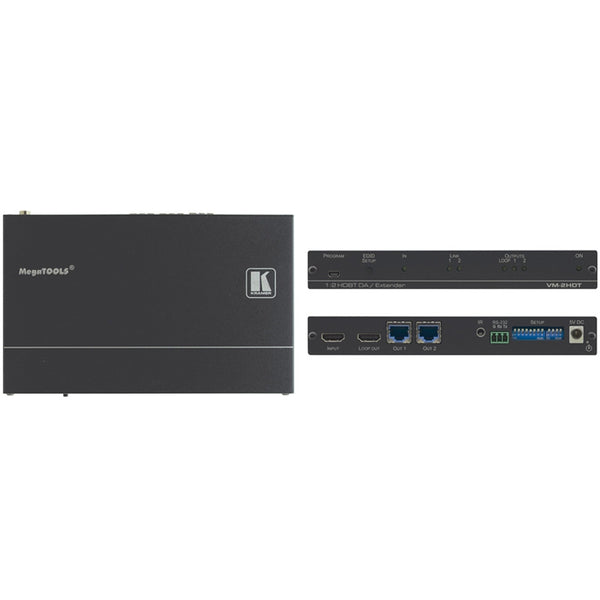 Kramer Electronics VM-2HDT 1:2+1 4K60 4:2:0 HDMI to Long−Reach HDBaseT DA
