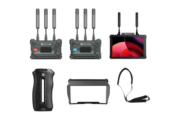 Hollyland Pyro S 4K Dual HDMI/SDI Transmission Kit with Pyro 7 7-inch Monitoring Kit - 9806-9831-kit