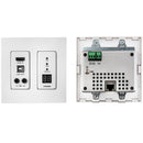 Kramer Electronics WP-EN6 4K60 4:2:0 1G HDCP 2.2 PoE 2-Gang Wall-Plate Video Encoder