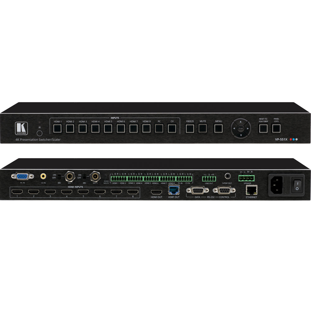Kramer Electronics VP-551X 10–Input 18G 4K Presentation Switcher/Scaler ...
