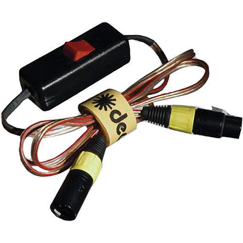 Dedolight DLH4/DLH1x150 Battery Cable, 4-pin XLR - DXBAT4-3