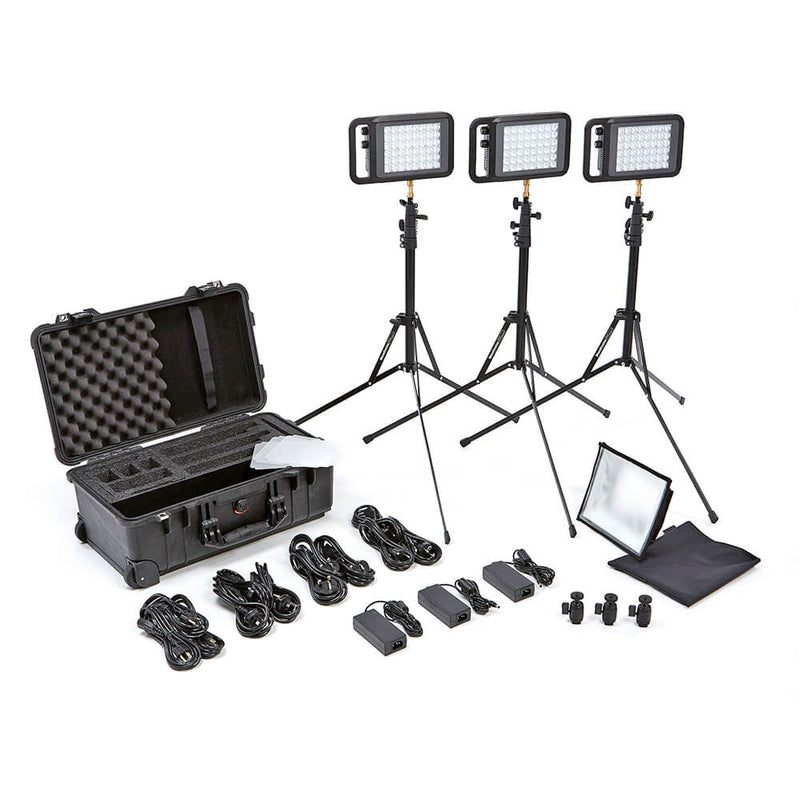 Litepanels Lykos+ Bi-Colour Flight Kit Bundle - 935-3191