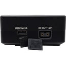 IDX A-HS30B B-Mount Hot Swap Plate with 2x D-Tap 1x USB-A & 1x 2pin DC (Female) Outputs (BLACK FRIDAY OFFER)
