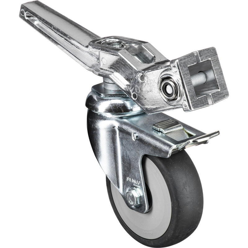 Avenger A9000NB Set of 3 Braked Wheels Black or Silver