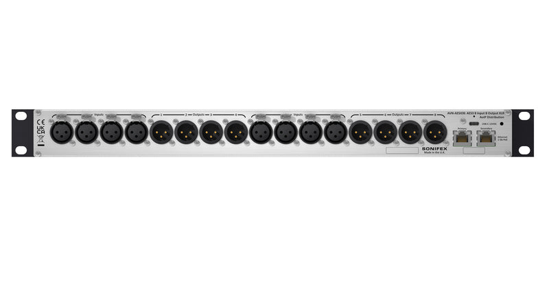 Aes3 Split Sonifex AVN-AESIO8-DNT 8 AES3 Input 8 AES3 Output Dante Interface with ...