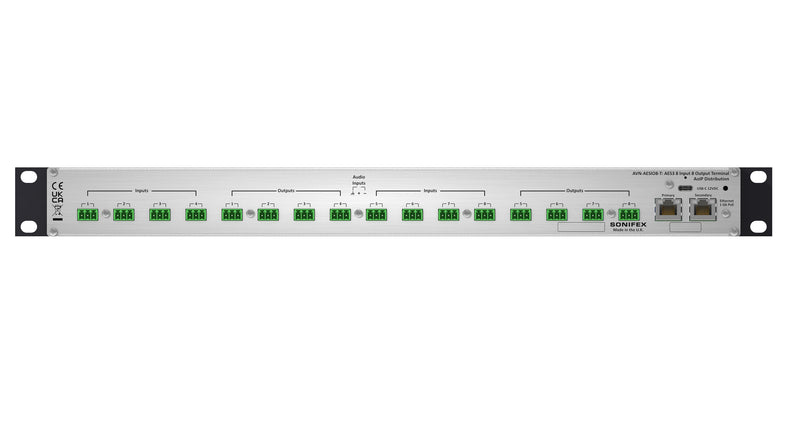 Sonifex AVN-AESIO8-T-DNT 8 AES3 Input 8 AES3 Output Dante Interface ...