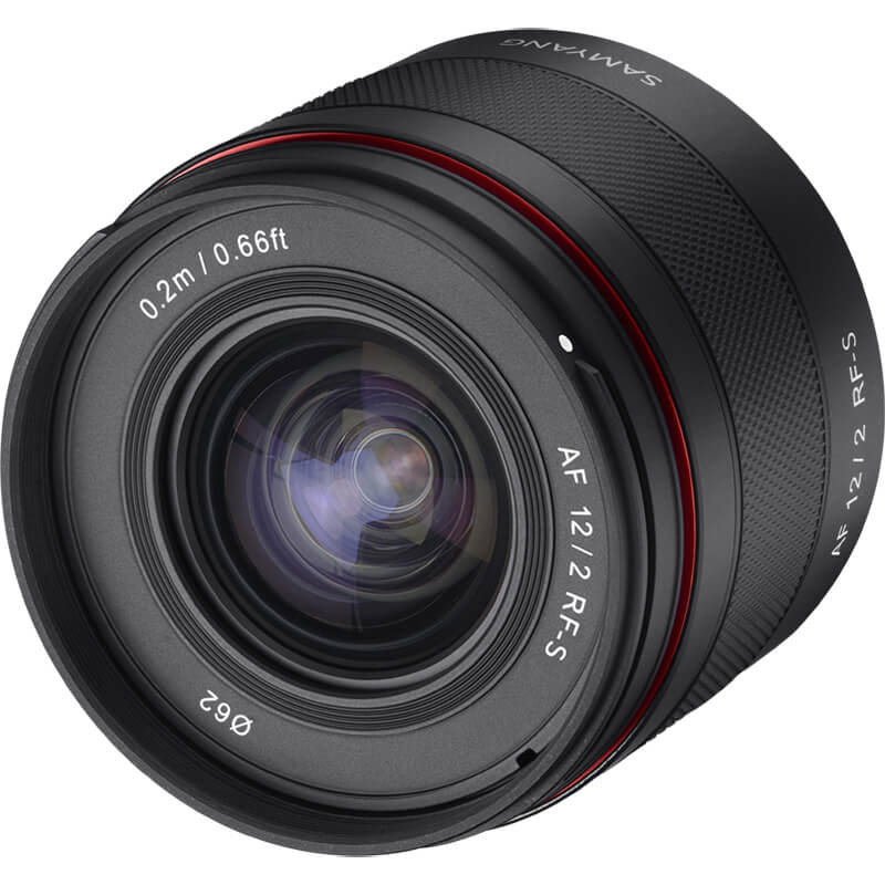 Samyang 7935 AF 12mm F2 Canon RF-S Mount Autofocus Ultra Wide-Angle Prime Lens - SAMYANG7935