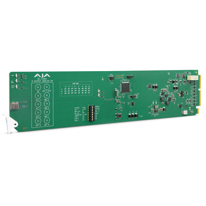 AJA OG-C10DA Analog Video 1x9 openGear Distribution Amplifier