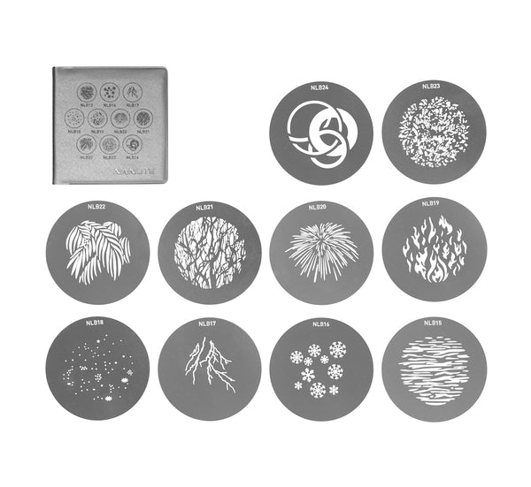 NANLITE AS-GB-M-SET2 GOBO Size M Set 2 (10pcs in one set)