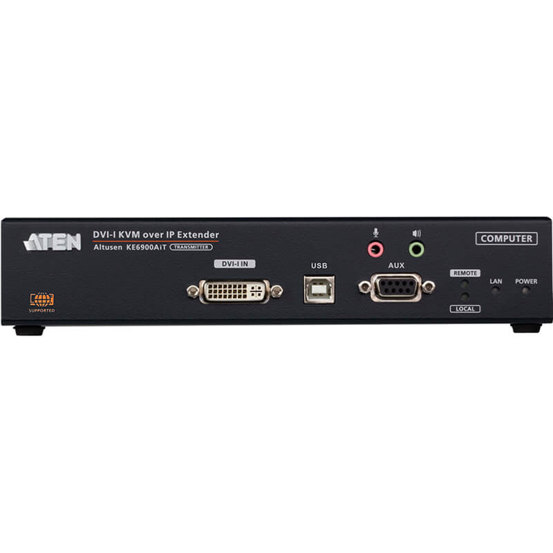 ATEN KE6900AiT DVI-I Single Display KVM over IP Transmitter with Internet Access