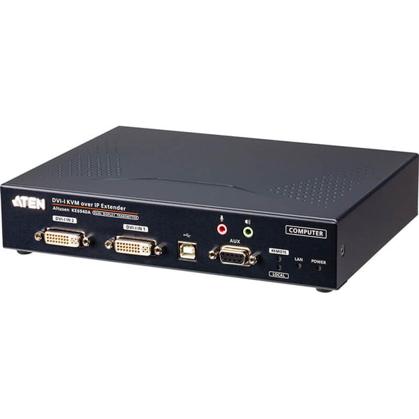 ATEN KE6940AT DVI-I Dual Display KVM over IP Transmitter