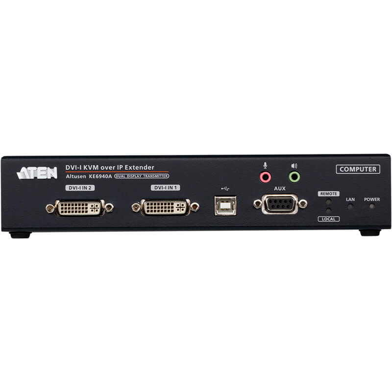 ATEN KE6940AT DVI-I Dual Display KVM over IP Transmitter