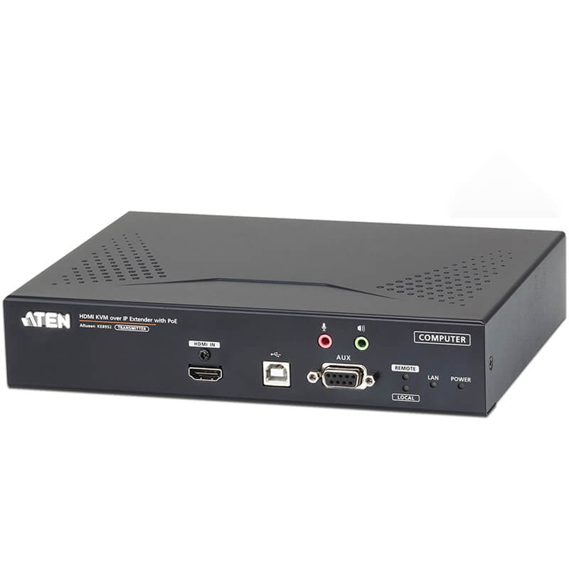 ATEN KE8952T 4K HDMI Single Display KVM over IP Transmitter with PoE