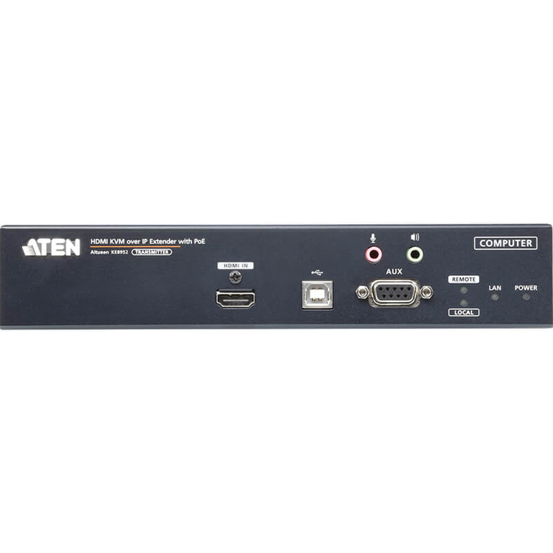 ATEN KE8952T 4K HDMI Single Display KVM over IP Transmitter with PoE