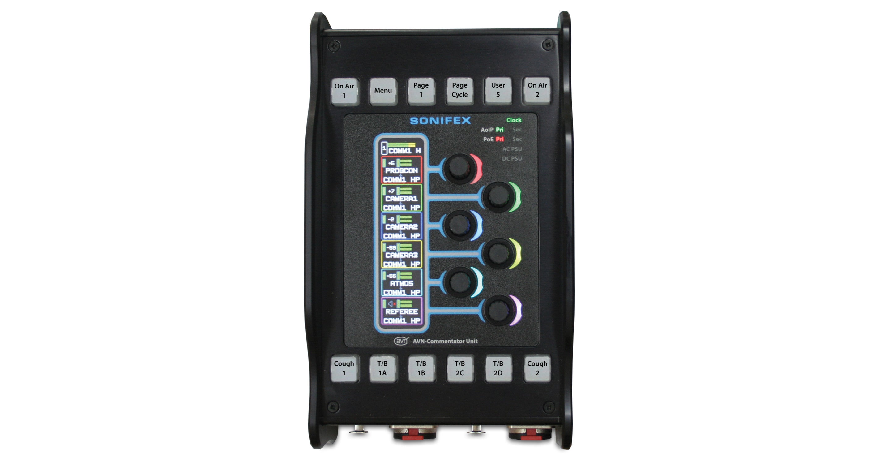 Sonifex AVN-CU2-RAV RAVENNA Commentary Unit for 2 Commentators | 3D ...