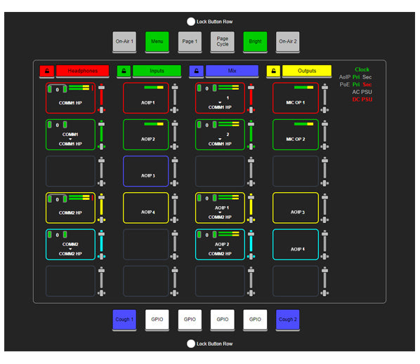 Sonifex AVN-CU2-RAV RAVENNA Commentary Unit for 2 Commentators