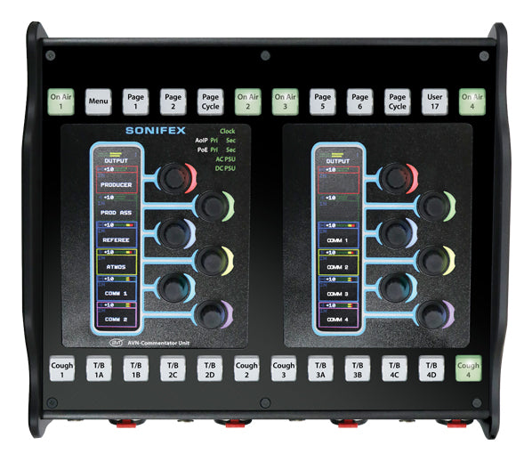 Sonifex AVN-CU4-RAV RAVENNA Commentary Unit for 4 Commentators