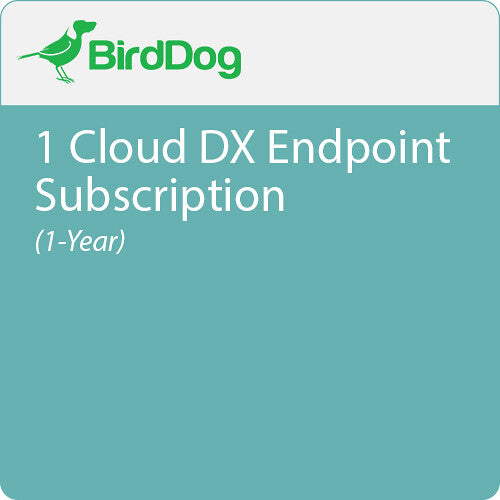 BirdDog Cloud (DX) 1 Year Software Subscription (365 Days)