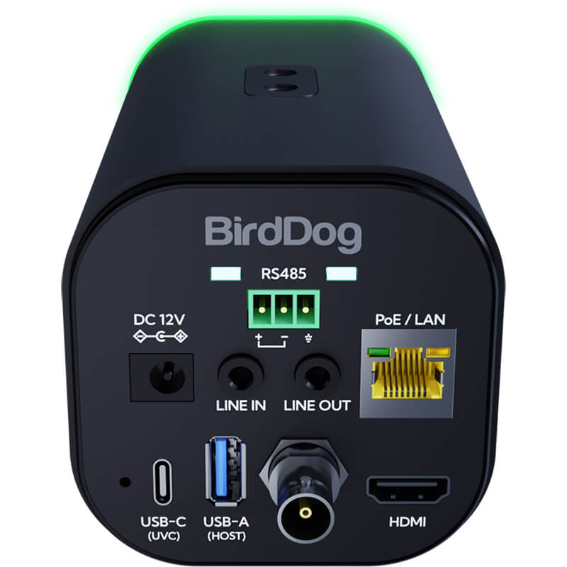 BirdDog MAKI ULTRA 12X 4K60 12x Zoom Box Camera with NDI HX3 HDMI SDI and PoE Black IN STOCK