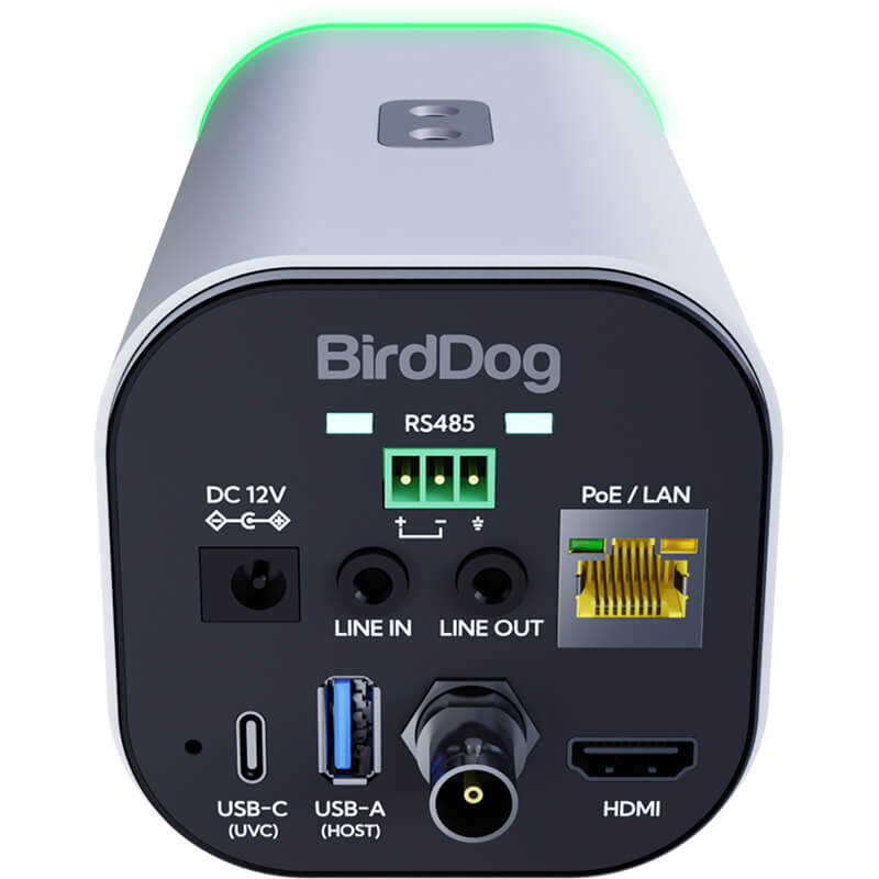 BirdDog MAKI ULTRA 12X 4K60 12x Zoom Box Camera with NDI HX3 HDMI SDI and PoE White - BDPMKU12XW