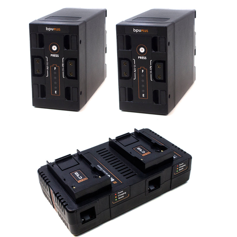 Buy Two Hawk-Woods BP-98UX BPU 98Wh Batteries get a FREE BP-MX2 CHARGER (SPECIAL OFFER)