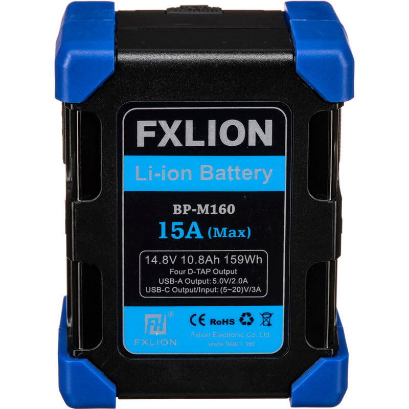 FXLION BP-M160 High Power Square Battery 14.8V / 159Wh V-Mount Battery (FX LION)