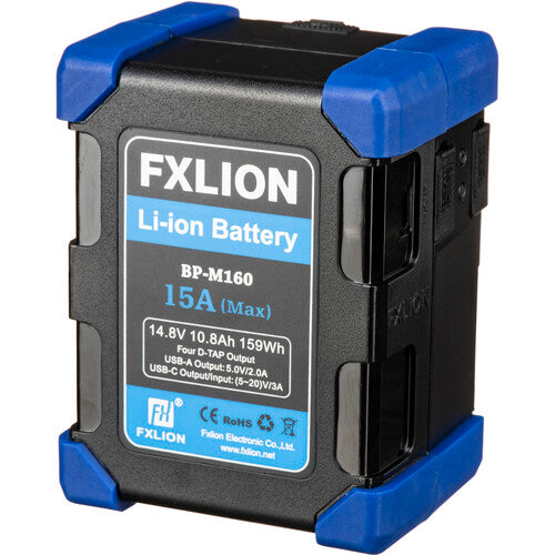 FXLION BP-M160 High Power Square Battery 14.8V / 159Wh V-Mount Battery (FX LION)