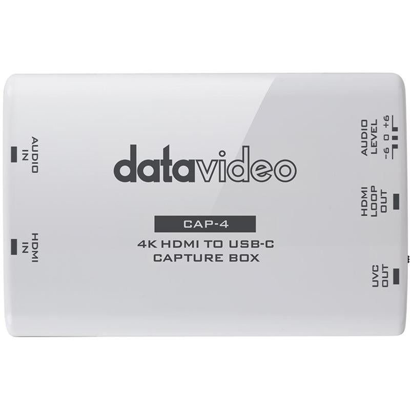 Datavideo CAP-4 4K HDMI to USB-C Capture Box - DATACAP4