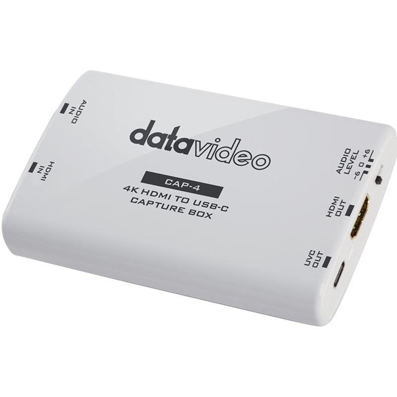 Datavideo CAP-4 4K HDMI to USB-C Capture Box - DATACAP4