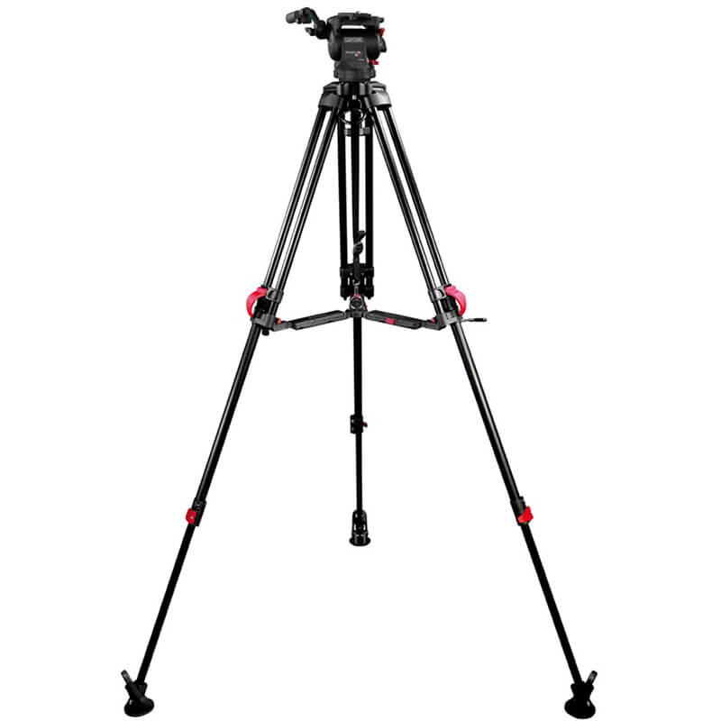 Cartoni Focus 8 Red Lock Mid-Level Tripod System Supports unto 8kg