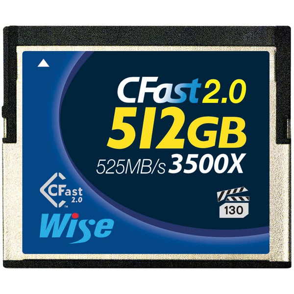 Wise CFA-5120 512GB CFast 2.0 Memory Card 3500X - WISECFA5120