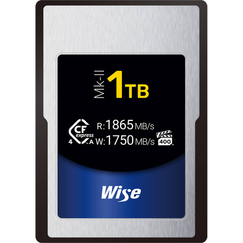 WISE CFX4-A1024M2 Mk2 1TB CFexpress 4.0 Type A Card