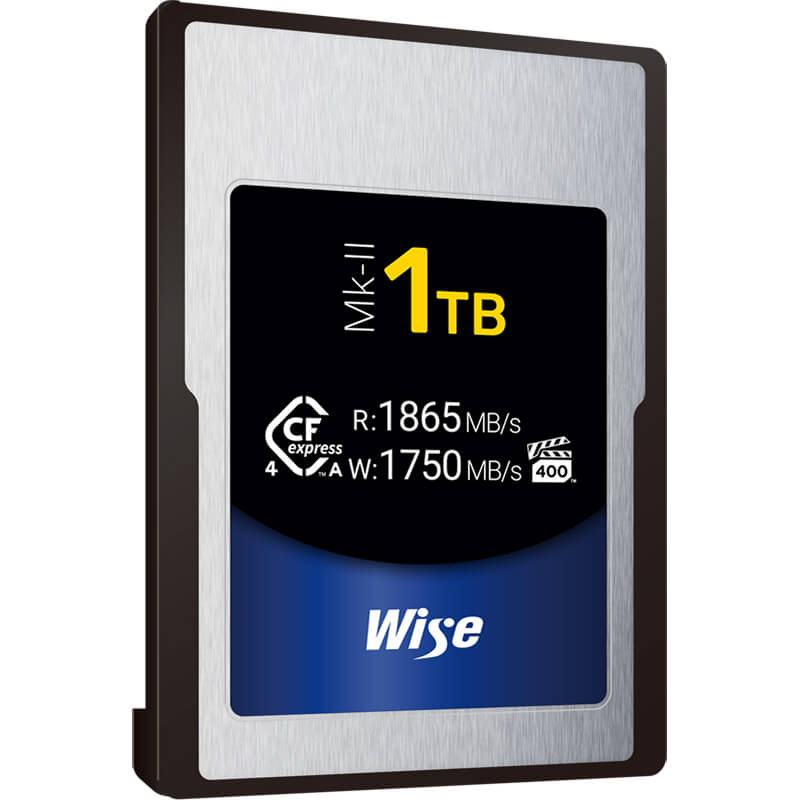 WISE CFX4-A1024M2 Mk2 1TB CFexpress 4.0 Type A Card